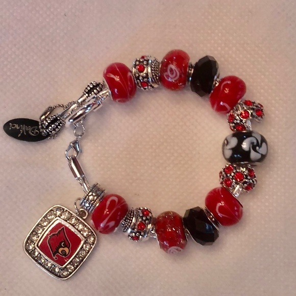 Handcrafted European Style Beaded Bracelet - Silver DaVinci Chain - Picture 3 of 11